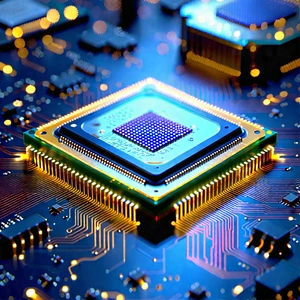 Microchip with laser scanning