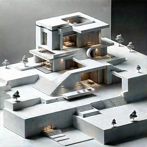 Digital Transformation Visualization With Model House,