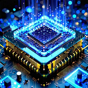Quantum computer with digital particles