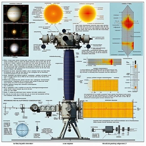 The Image Is A Diagram Of A Space Station, Showing Various Parts And Their Functions