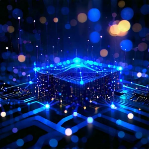 Blockchain Network Visualization With Image, There