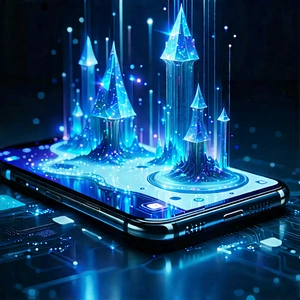 Smartphone With Holographic Display With Cell Phone