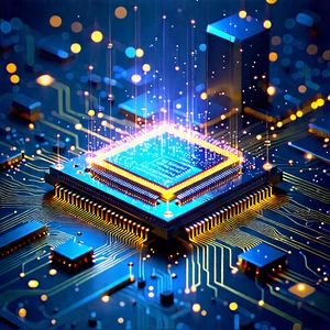 Microchip with data streams