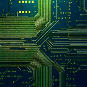 Circuit board with data streams