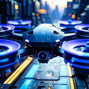 Drone with data visualization