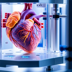 A Close-up Of A Heart, Which Is Displayed On A Machine