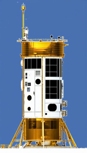 A Large Satellite Dish Is Shown In The Image