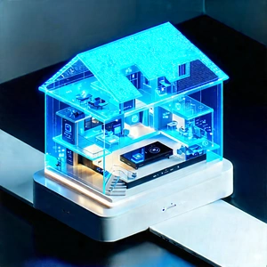 Smart home device with data visualization