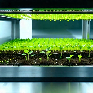 Agricultural technology in modern laboratory
