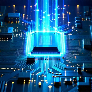 Circuit board with holographic projection