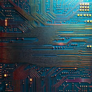 Circuit board with (digital:1.5) particles