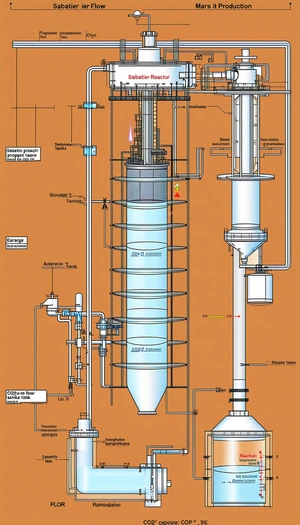 A Large Industrial Machine Is Shown In A Diagram, With A Large Pipe Running Through The Center