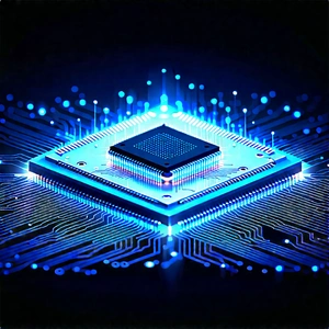 Microchip with holographic projection