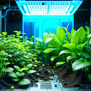 Agricultural technology in research center