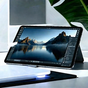 Tablet with user interface
