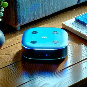 Smart Home Device With (digital:1.21) Artwork With Small Blue