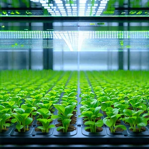 Agricultural technology in research center
