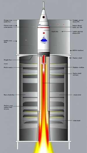 A Cross-section Of A Nuclear Reactor, With Various Components Labeled And Described