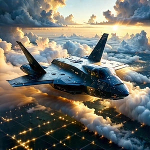 Aerospace Technology In Field Deployment With Fighter Flying