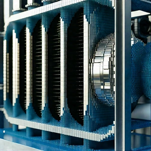 Close-up of cooling system