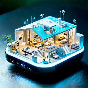 Smart home device with streaming content