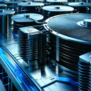 Close-up of cooling system