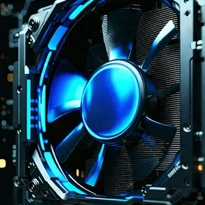 Close-up of cooling system