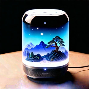 Smart Home Device With User Interface With Small, Illuminated