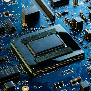 Close-up of memory module