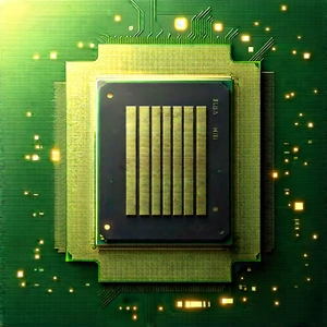 Close-up of microprocessor