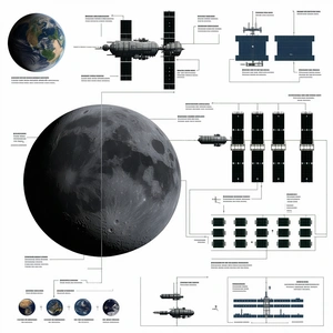 large, detailed diagram space station