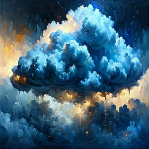 Cloud Computing Visualization With Image, There