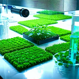 Agricultural Technology In Modern Laboratory With Room Large
