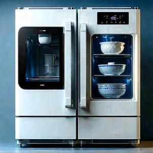Innovative Smart Appliance Design With Large, Modern
