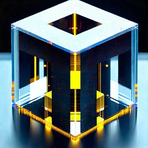 Quantum computer with laser scanning