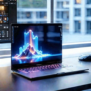 Laptop with holographic display