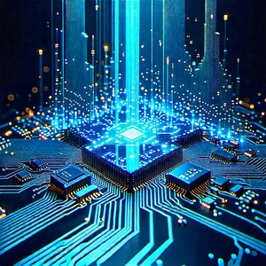 Circuit board with data streams