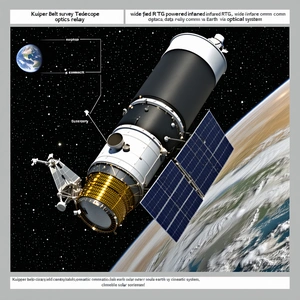 A Spacecraft, Possibly A Satellite Or A Space Shuttle, Flying Through The Sky