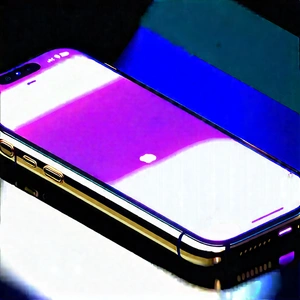 Smartphone With Glowing Screen With Cell Phone