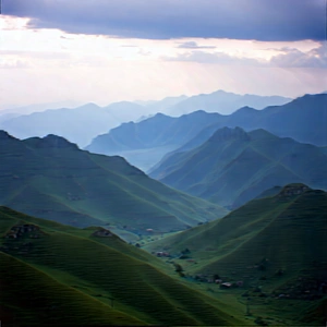 Nature Professional Photography: Aerial View Of Mountain Range With Breathtaking View
