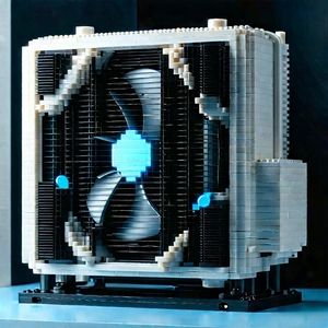 Close-up of cooling system
