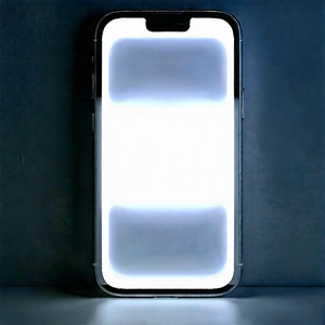Smartphone With Glowing Screen With Cell Phone