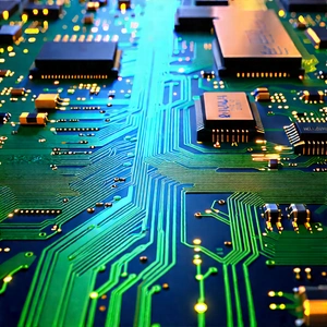 Circuit board with data streams