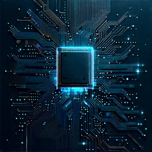 Microchip with (digital:1.14) particles