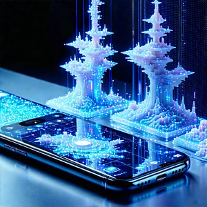 Smartphone With Holographic Display With Cell Phone
