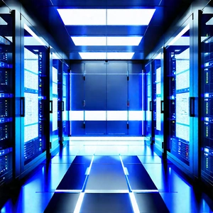 Futuristic server room