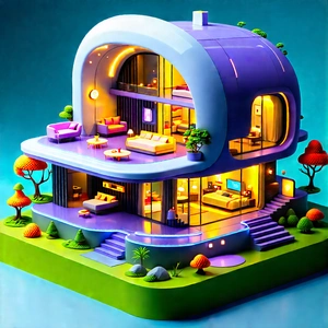 Futuristic smart home