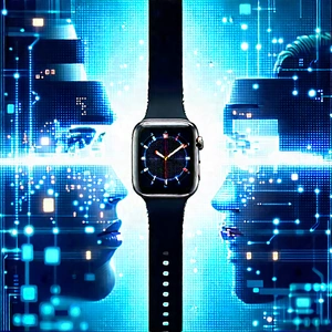 Smart watch with data visualization