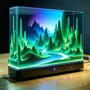 Smart home device with data visualization