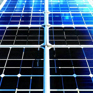 Solar panel with laser scanning